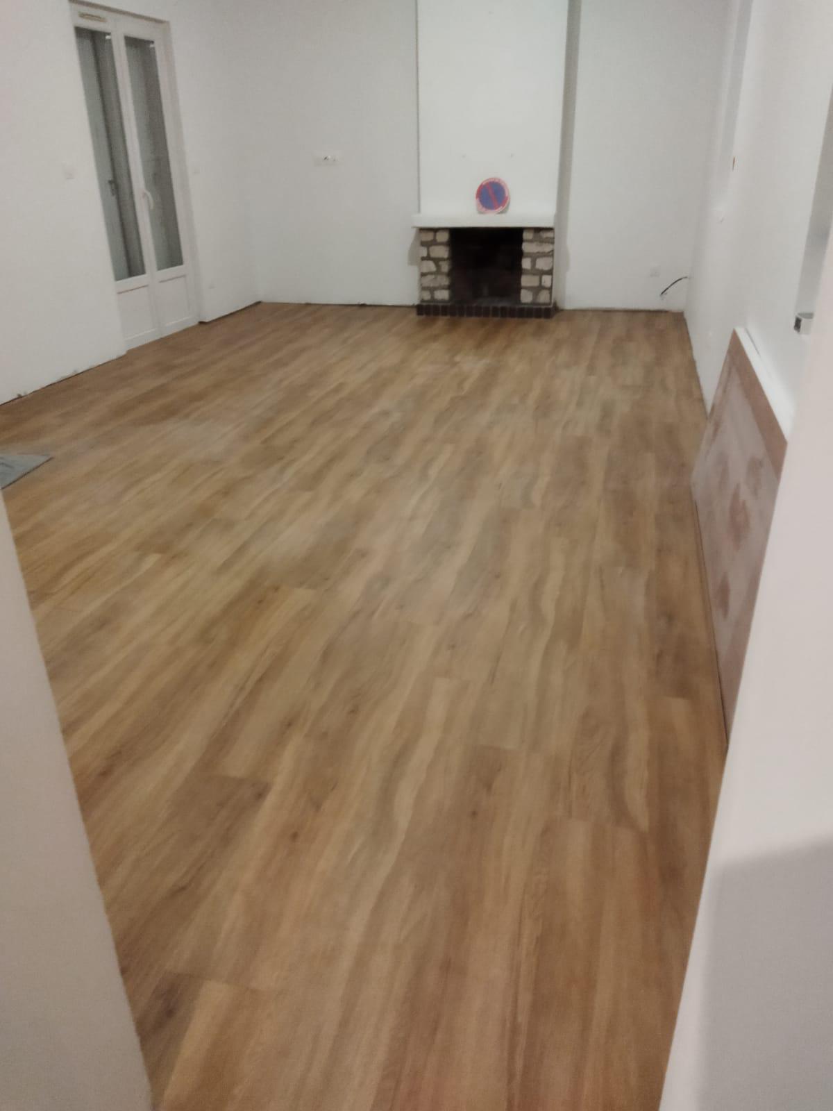 Pose de parquet — vue principale